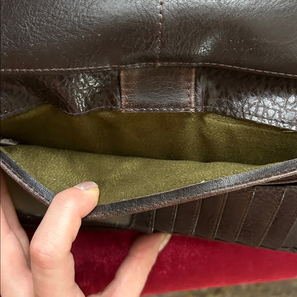 Matt & Nat Dark Brown Leather Wallet - Picture 4 of 5